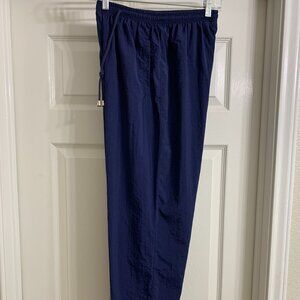 Catalina Brand Women's Navy Blue Wind Pants, Size Small
